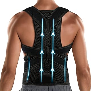 Back posture corrector adjustable for women and men improves lumbar support belts to relieve pain in the upper back (size XL, black).. DIAYTAR NIGERIA brings the marketplace to your home with budget-friendly prices and nationwide delivery.