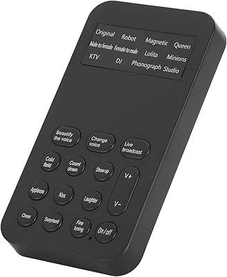Voice changer, 12 -voices embellishment change game game, live sound card, baby, loli voice for mobile mobile male and female voice.. Experience budget-friendly shopping at DIAYTAR NIGERIA, Nigeria's premier online marketplace with quick delivery.
