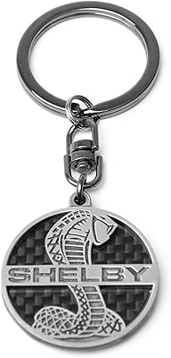 Key holders with SHELBY COBRA SHELBY snake logo | True carbon fiber shell | Light, silver, one size, silver, one size.. DIAYTAR NIGERIA: Where shopping is affordable, selection is vast, and delivery is always reliable.