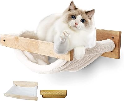 Mural hammock for cats and perches wooden furniture for cats with shelves.. Discover why thousands choose DIAYTAR NIGERIA for affordable products delivered in less than a week.