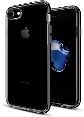 Spigen Neo Hybrid Crystal shell designed for iPhone 7 - Dark black.. DIAYTAR NIGERIA: Connecting Nigerians with their needs through our affordable and diverse marketplace.