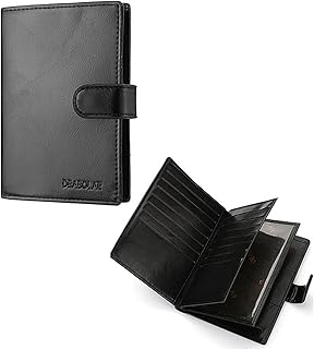 Pack of RFID Passport Passport In Elegant Leather for Men, Portfolio with three flaps of additional capacity with Identification window and Ticket pliers for men, Black.. DIAYTAR NIGERIA: Where quality meets accessibility with affordable prices and prompt shipping.