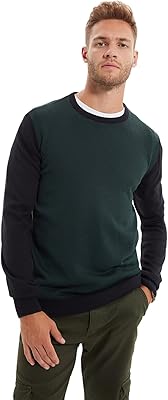 Slim Trendyol men's knitted woolen sweater, round slim cup round neck and raglan sleeves with texture texture.. DIAYTAR NIGERIA redefines convenience with our diverse marketplace and affordable nationwide shipping.