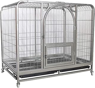 Robust metal park for dogs (94x64x82cm, silver).. Discover the joy of online shopping with DIAYTAR NIGERIA's budget-friendly prices and reliable shipping.