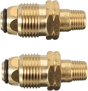 Fastrohe universal adapters of gas cylinder tank for LP GPL propane, pack of 2 for brass connector with full speed 1/4 "6 mm mnpt.. Your shopping aspirations fulfilled at DIAYTAR NIGERIA with competitive prices and reliable delivery.