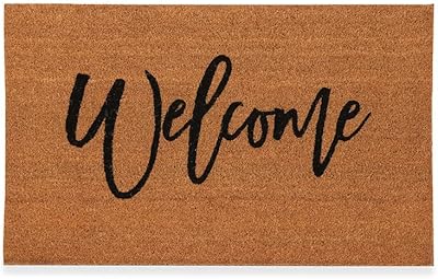 Un US Coconut Welcome Floor Carpet of Homes R Us, natural - 60 x 90 cm.. DIAYTAR NIGERIA: Revolutionizing how Nigerians shop with affordable prices and prompt delivery services.