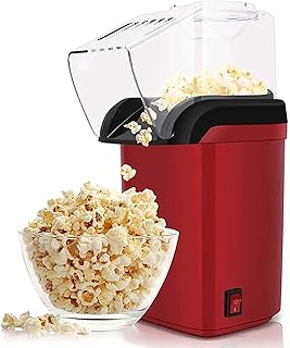 Hat High Hot Warm Air Pop-Corn Machine with a large capacity of 1,200 W with measurement cup to make popcorn for the holidays, cinema and Christmas evenings.. With DIAYTAR Nigeria, you can browse through thousands of items at the best prices. Place your order today and receive it in less than a week.