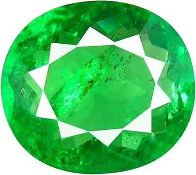 1.64 Carat oval size (8 x 7 mm) natural precious stone in bulk, precious stone, green tasvorite garnet.. Experience the convenience of boundless shopping with DIAYTAR NIGERIA's affordable platform and quick shipping.