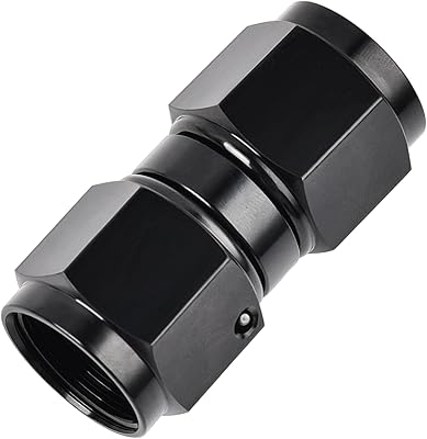 Evil Energy 6an female with 6an right female swivel coupler Connection adapter aluminum anodized black aluminum.. DIAYTAR NIGERIA: Where shopping meets satisfaction with affordable prices and reliable 5-8 day shipping.
