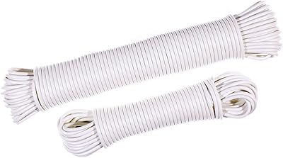 Plastic laundry rope - plastic laundry rope - all use drying line for exterior, interior, artistic and craft projects - Reinforced fiber line - (30 meters).. Shop from anywhere in Nigeria with DIAYTAR's extensive selection and budget-friendly shipping options.