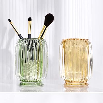 Makeup door holder, office storage box, creative glass vase for home decoration, green.. Shop with confidence at DIAYTAR NIGERIA, offering extensive product variety with nationwide delivery.