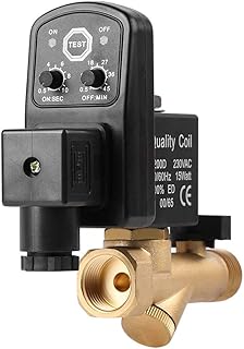 Automatic electronic drain valve G1/2 DN15 for air tank and water humidity for the management of air compressor condensates, integrated valve (AC 230 V).. Shop smarter with Nigeria's premier e-commerce platform, featuring affordable products delivered nationwide.