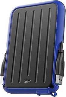 Robust external hard drive Silicon Power ARMOR 1 TO A66, USB External Hard Disk 3.0 Walnted Landing for Desktop computer, Laptop, PC, Mac - Blue.. DIAYTAR NIGERIA: Your partner in affordable online retail with reliable delivery across the nation.