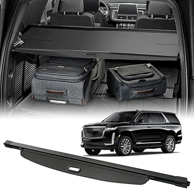 Vecartech for 2023 2022 2021 Cadillac Climbing/Chevy Suburban/Tahoe/GMC Yukon, XL Safety cover Retractable Safety screen Storage Waterproof protective for baggage safety shield.. Experience shopping without stress at DIAYTAR NIGERIA's comprehensive and budget-friendly platform.
