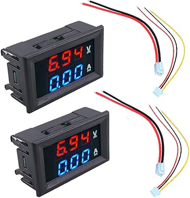 2 pieces hiletgo 022 inch digital voltmeter ampèremeter dc 100V 10a current counter.. DIAYTAR NIGERIA: Bringing quality products to every Nigerian with affordable nationwide delivery.