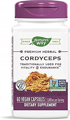 Nature's Way - Standardized Cordycepts Capsules 60 Vegetarian capsules 54727.. Nigeria shops with DIAYTAR — wide selection, fast shipping, and great value.