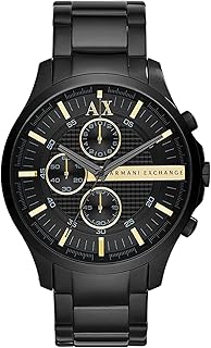 Armani Exchange chronograph watch, stainless steel, size 46 mm.. Your trusted shopping companion, DIAYTAR NIGERIA delivers affordable solutions in just 5-8 days.