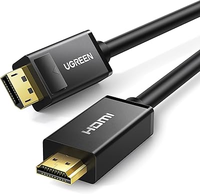 Data processing Ugreen 4K Ultra HD to Displayport HDMI cable.. DIAYTAR NIGERIA brings satisfaction with every purchase through affordable prices and prompt shipping.
