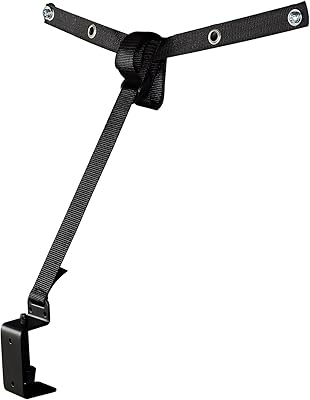 Raise it! Safety straps for baby and children TV, anti-tank protection and against earthquakes, robust metal connectors, attached to TV support and black, black.. DIAYTAR NIGERIA: Where affordability and variety meet with convenient delivery within 8 days.