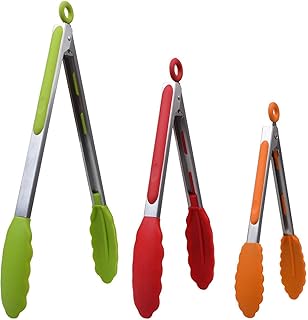 Gotos silicone dietary pliers - stainless steel cooking pliers with 7 9 12 inch silicone tips (multicolored).. DIAYTAR Nigeria: Your one-stop online shop with unbeatable prices and nationwide delivery in under 8 days.