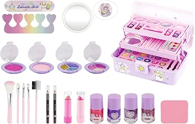 Ikam makeup set for girls, children's princess makeup set, non -toxic makeup box, set of cosmetics, Christmas gift, birthday gift.. DIAYTAR NIGERIA: Your partner in affordable e-commerce with dependable delivery across Nigeria.
