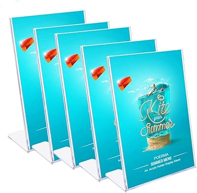 A4 format acrylic panel support, 5 rooms, L -shaped display, transparent menu support, display table for advertising promotion, restaurant, hotel, exhibition.. Shop without limits at DIAYTAR NIGERIA and receive your purchases at budget prices within the week.