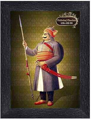 Wooden photo frames prithviraj chauhan with acrylic leaf (glass) (photo frame.. DIAYTAR NIGERIA: Transforming how Nigerians shop with our vast selection and nationwide delivery.