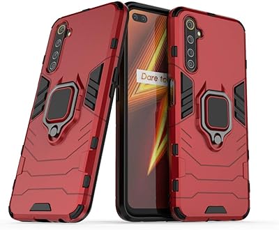 Double layer durable protective shell for Oppo realme 6 pro with ring.. Get the deals you love and the delivery speed you need at DIAYTAR Nigeria.