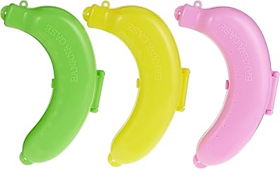 Portable Plastic Froza in Banana-shaped, 3 pieces.. DIAYTAR Nigeria — the online store where variety meets value.