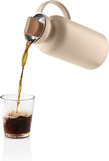 Eva Solo Silho. thermal thermos, 1 liter, white, 100% anti-drop, with steel filling, soft beige.. Shop with purpose and save with DIAYTAR NIGERIA's extensive platform and nationwide delivery service.