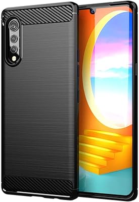 LG Velvet Soft Carbon Fiber Texture Soft TPU pattern TPU Soft Rubber Anti-drop LG Velvet Protective cover (black).. Your complete shopping solution, DIAYTAR NIGERIA offers extensive variety with budget-friendly delivery.