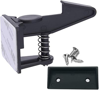Cabinet locks with invisible design for children's safety - package of 10 drawers