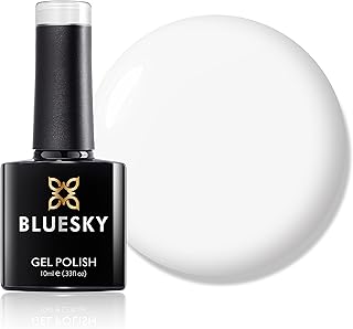 Bluesky nail polish, White 80526 studio, light French manicure, long-lasting, anti-flashes, 10 ml (requires hardening under a LED UV lamp).. DIAYTAR NIGERIA redefines convenience with our diverse marketplace and affordable nationwide shipping.