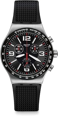 Irony Swiss Swatch SWISS in stainless steel with rubber bracelet - 21 casual watch model yvs461.. Your complete retail destination, DIAYTAR NIGERIA combines extensive variety with prompt delivery.