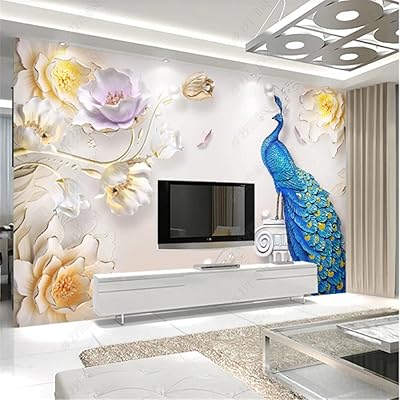 Wall wallpaper Sticker Wallpapers Wallpaper Photo Bleu European Chinese Style 3d Paper For Living Room Fund Television.. Discover the perfect shopping balance at DIAYTAR NIGERIA with competitive prices and prompt delivery.