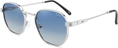 Pole sunglasses Trendy for men and women - UVA/UVB protective glasses, silver.. Big selection, small prices — shop now on DIAYTAR Nigeria.