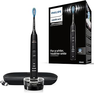 Philips Sonicare Diamondclean 9000 electric toothbrush, 2020 edition, 4 modes, 3 intensities, gum pressure sensor, application, attached handle, USB travel bag, 2 -pin bathrooms UK - HX9911/39.. Experience DIAYTAR NIGERIA, where extensive product variety meets pocket-friendly prices and reliable delivery.