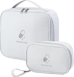 Olimagi first aid bag bags, empty medication bags, gray portable first aid for outdoor campsite, travel and work - 2 pieces.. The best online shopping experience in Nigeria — DIAYTAR delivers it all.