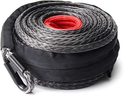 Industrial winch rope Bunker Industrie 3-8 "x 85 '25,000 lb with cover.. DIAYTAR NIGERIA: Putting quality products within reach of every Nigerian through our affordable marketplace.