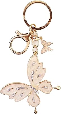 Butterfly keychain, cute keychain, butterfly gift, glossy diamond keychain, butterfly accessories for women's keys for women, 1.. DIAYTAR NIGERIA brings the market to your fingertips with affordable prices and prompt delivery service.