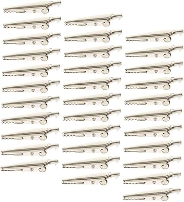 FRCOLOR 100 Pieces Crocodile pliers Flat hair pliers Mini Tools Lady Tools Electric test line Crocodile Plans Metal Hair For Women Hair Pliers with Silver Broker Crocodile Miss Miss.. DIAYTAR NIGERIA: Putting quality products within reach of every Nigerian through our affordable marketplace.