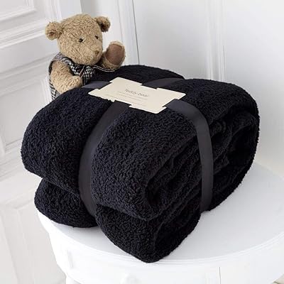 Kinfolk Textile Teddy Fleece Throw Couverture Doux CHAUD CANLIN CANAPé COUVERTURE VOYAGE Peluche Throw (Black, King - 200 x 240 cm).. Shop with purpose at DIAYTAR NIGERIA and receive your purchases at unbeatable prices within the week.
