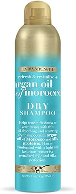 Extra strong refreshing dry shampoo OGEX revitalize, Moroccan argan oil, 148 ml, multicolored.. DIAYTAR NIGERIA: Where value meets variety with reliable nationwide delivery in under 8 days.