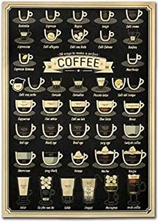 An old classic style wall sticker with painted coffee cups, 50 x 36 cm format, to decorate kitchens, houses and offices.. Shop the future with DIAYTAR NIGERIA - thousands of products, unbeatable prices, delivery within a week.