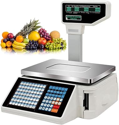 Digital thermal price calculation printer capacity 30 kg-66 lb double front and rear screen.. Shop confidently with DIAYTAR NIGERIA's vast product range and budget-friendly nationwide shipping.