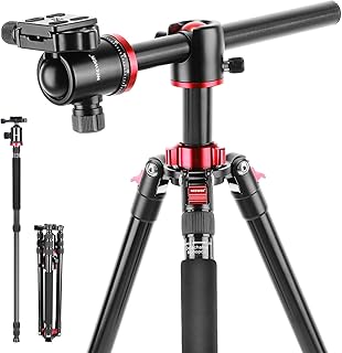 NeoWer camera tripod with rotary central column for panoramic photography - aluminum alloy 75 "/191 cm, 360 -degree ball joint for camera digital reflex and camcorder up to 26.5 lbs.. Your comprehensive marketplace awaits at DIAYTAR NIGERIA with affordable prices and reliable delivery times.