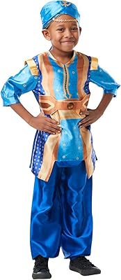 Official Aladdin costume of Rubie's for children's genius costume 9-10 year olds.. DIAYTAR NIGERIA transforms online retail with our affordable platform and dependable shipping service.