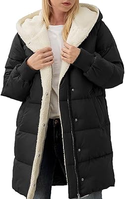 Long and hot winter hooded coat, doubled in false fleece, snow.. Fast delivery is our promise — DIAYTAR Nigeria keeps it real.