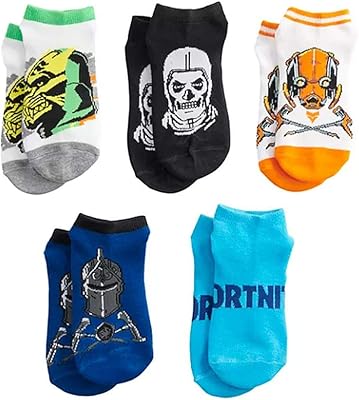 Fortnite socks kit 5 pieces for children.. Shop smart, shop DIAYTAR - Nigeria's most affordable e-commerce platform with nationwide delivery.
