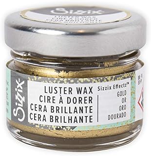Sizzix Effects 664809 Slotter wax, sparkling gold, 20 ml, one size.. DIAYTAR Nigeria: Shopping that fits your budget and your schedule.